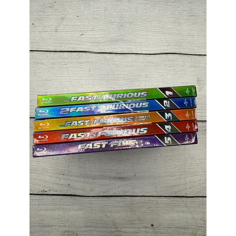 The Fast and the Furious Blu-Ray Movie Collection, Parts 1-5